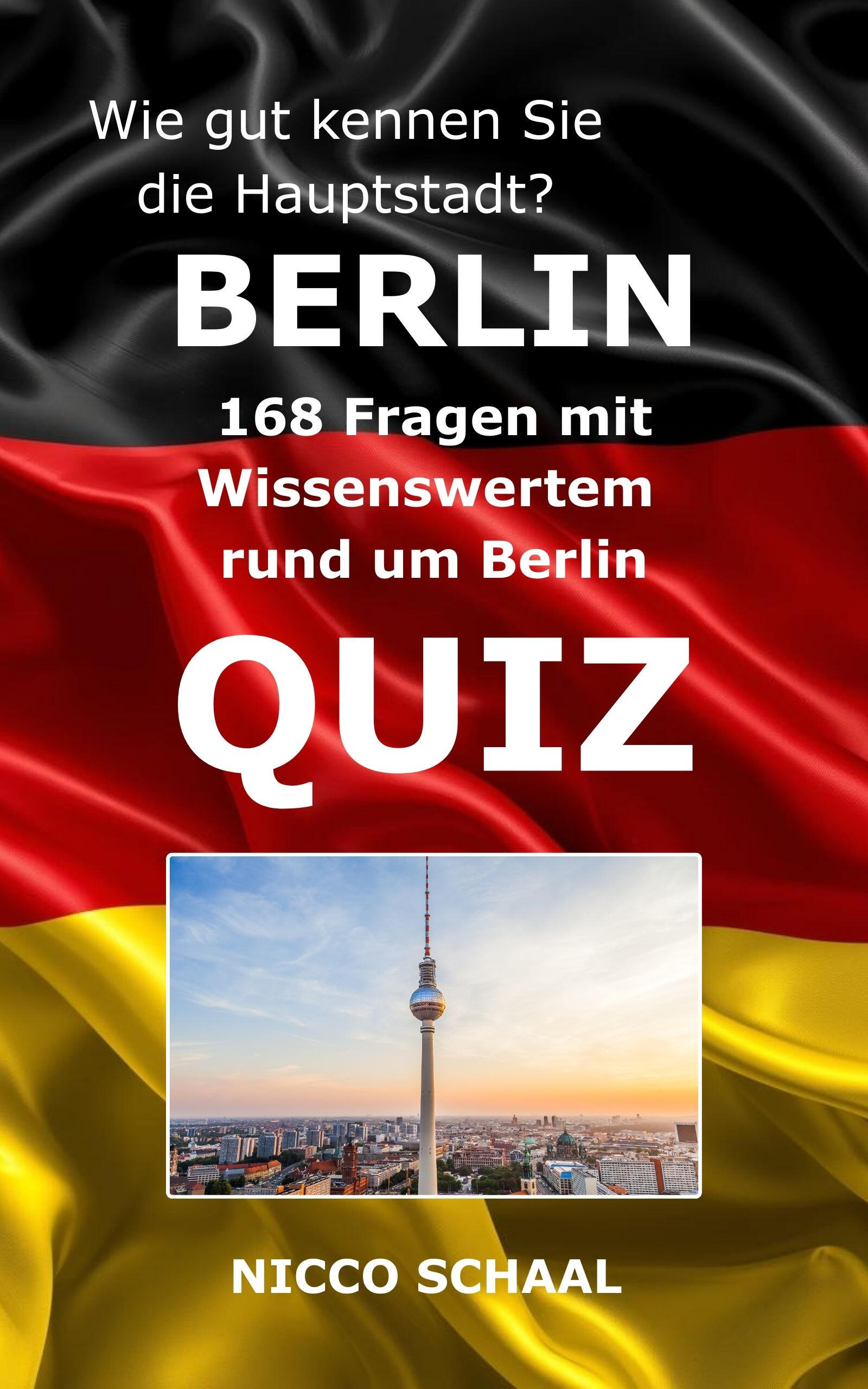 Buchcover des Berlin-Quiz von Nicco Schaal